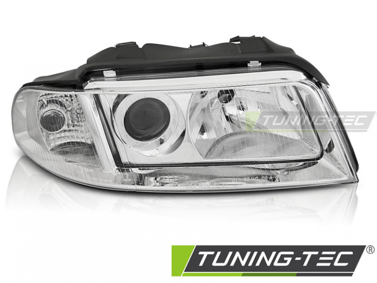 Upgrade Klarglas Scheinwerfer Rechts für Audi A4 B5 Lim./Avant 99-00 chrom